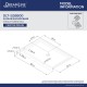 Charisma Bypass Sliding Shower Door & Base