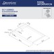 Charisma Bypass Sliding Shower Door & Base