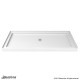 Charisma Bypass Sliding Shower Door & Base