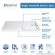 Charisma Bypass Sliding Shower Door & Base