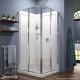 Cornerview Shower Enclosure, Base, and Backwall Kit