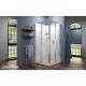 Cornerview Shower Enclosure, Base, and Backwall Kit