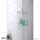 Cornerview Shower Enclosure, Base, and Backwall Kit